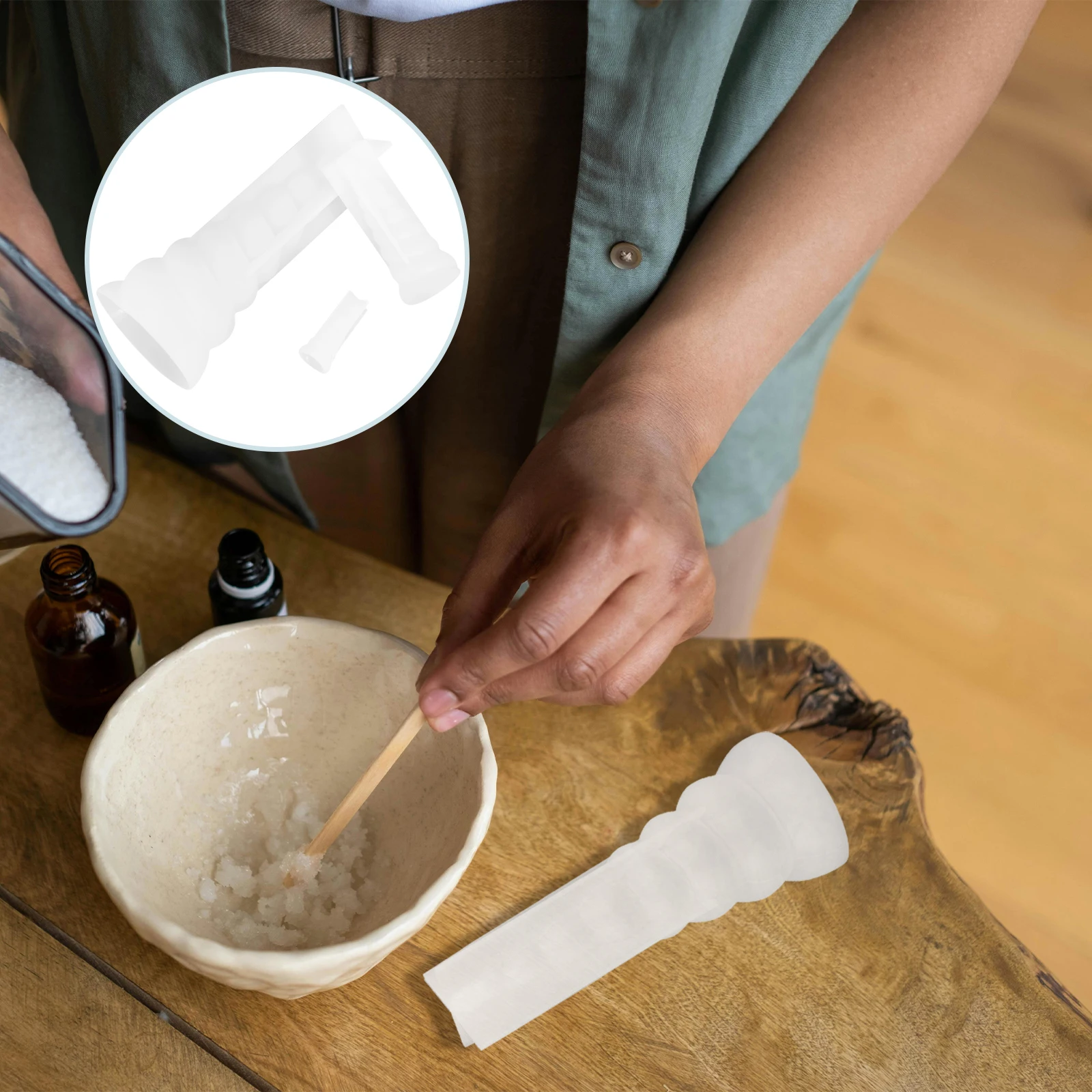 

3 PCS Unicorn Horn Mold Handmade Epoxy Animal Molds Crafts DIY Silicone Crystal Child