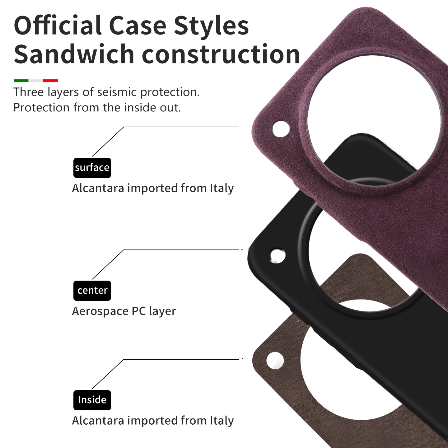 Etui z tkaniny Alcantara na tył telefonu, pasujące do modeli OPPO Find X8 Ultra, X9 Pro, X7 Ultra, X6 Pro, X10 Pro Max, Reno9 Pro Plus. — zdjęcie produktu 5