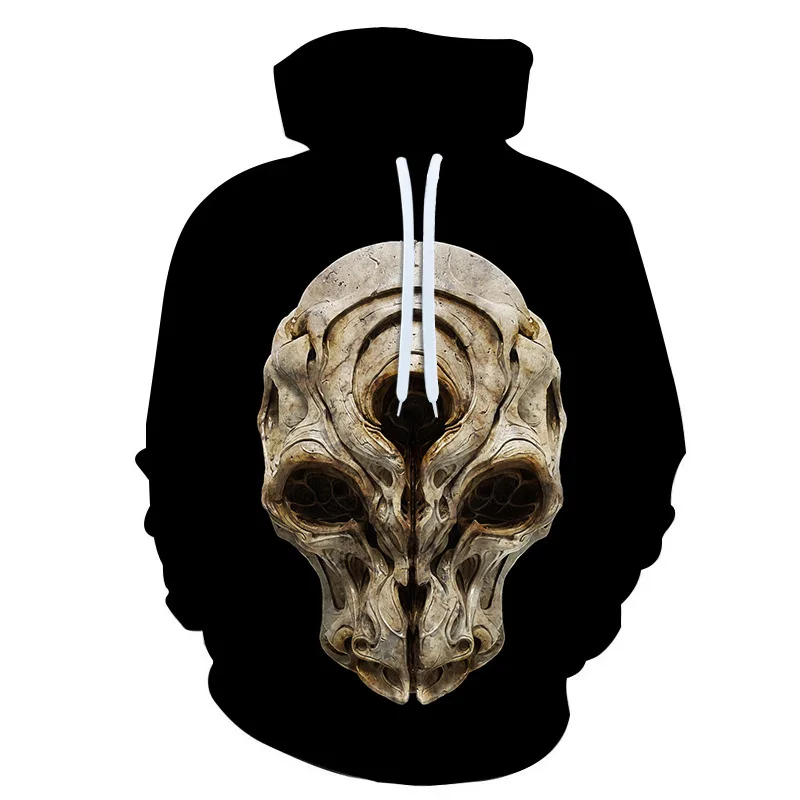 Day of The Dead Sugar Skull Funny Hoodie Hip Hop Graphic Sweatshirts Poleron Hombre Streetwear Unisex Harajuku Tracksuit