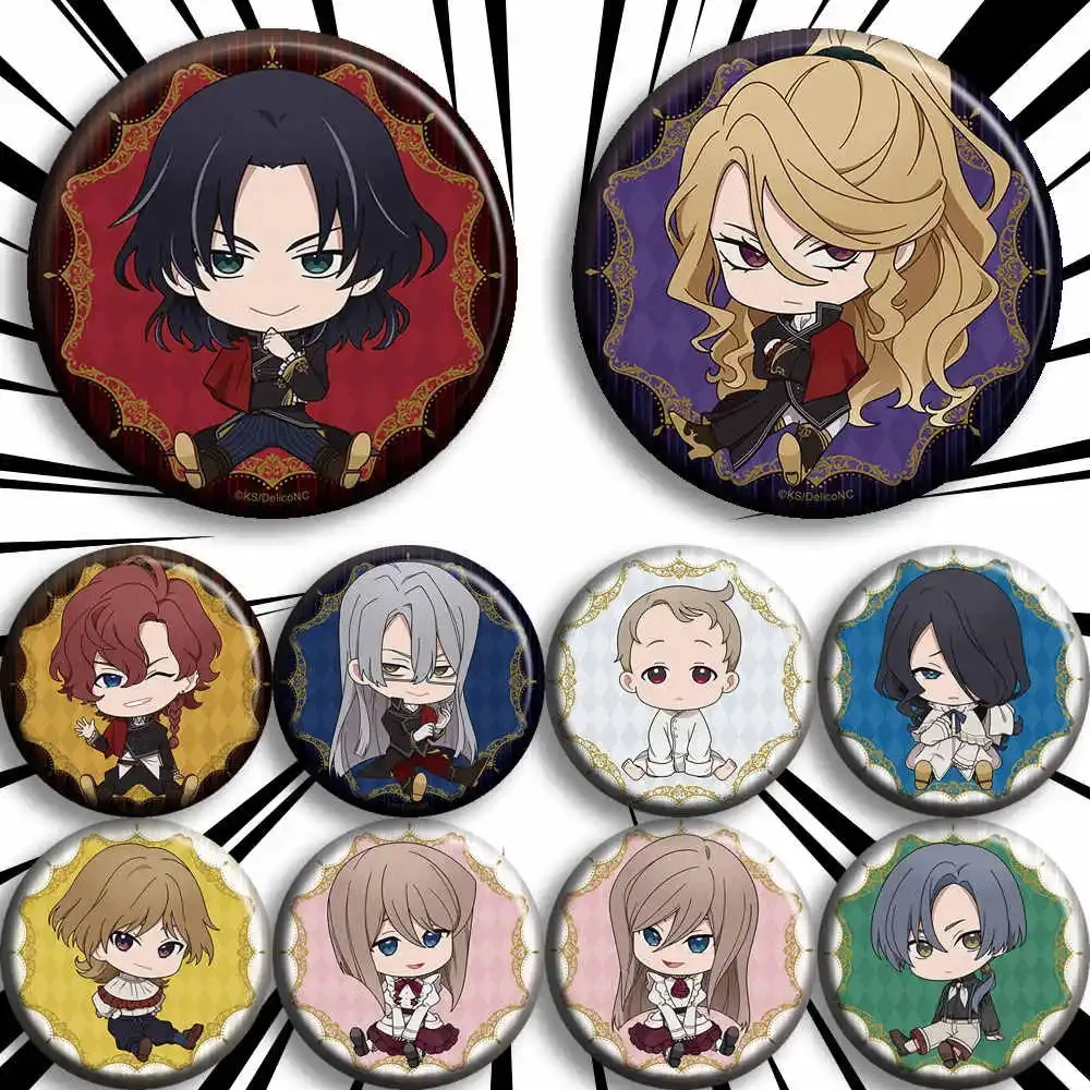 Seckilling! Delicos Nursery Anime Badge Delico's Nursery ダリ・デリコ Pins Cosplay Cartoon Itabag Bedge Button Brooch DADGE Gift