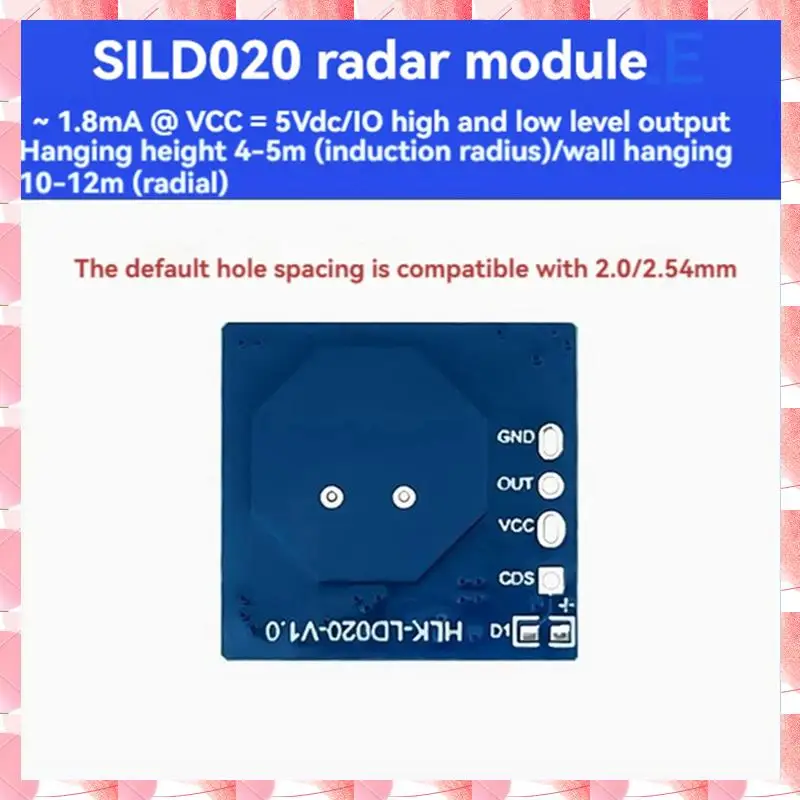 JAJA LD020 5.8G Human Presence Radar Sensor Module Ultra-Small Size High Sensitivity Radar Sensor