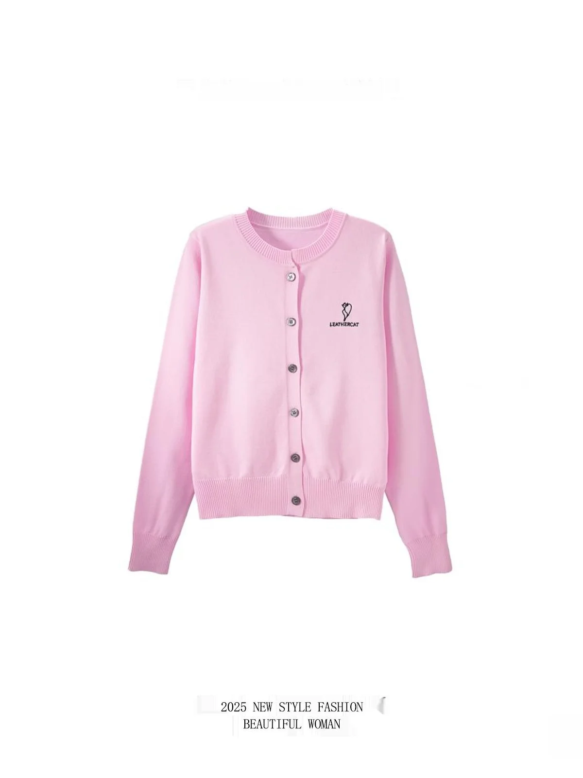 

Sweet Knitted Open Cardigan Women's Autumn Winter New Sle Design Sensation Age Reduction Top Comfortable Loose Fit Long Sve