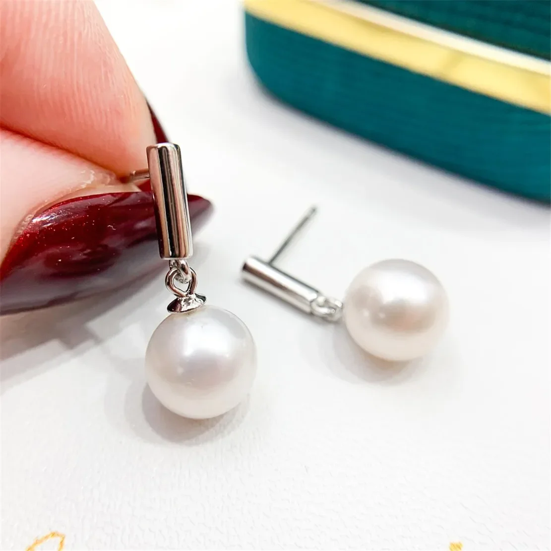 925 Stamped Alloy Gold Plating Pearl Earrings Setting DIY Jewelry Findings, Craft Supplies Handmade Earrings Accessory No Pearl