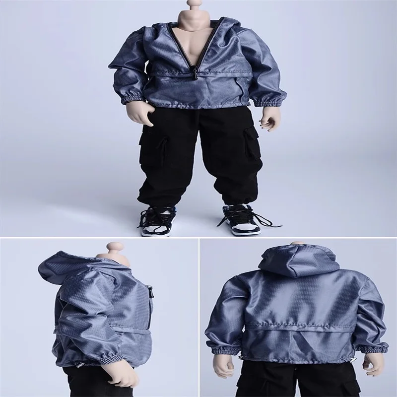 1/6 兵士トレンディなハーフジッパーパーカーワークパンツ衣類アクセサリー模型玩具フィット 12 インチアクションフィギュア本体在庫