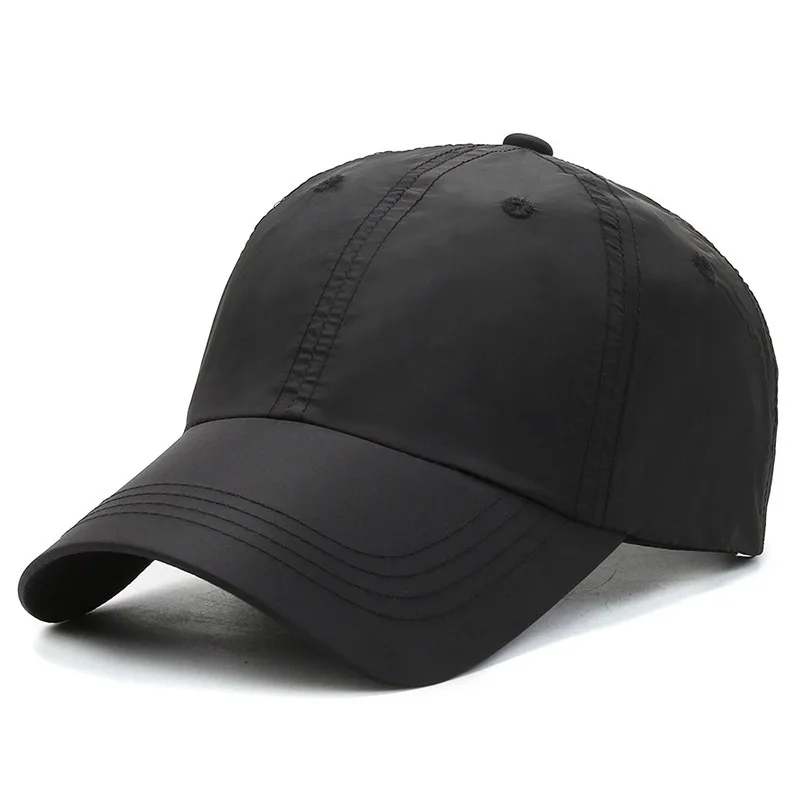 

Men's and women's quick-drying thin summer light board baseball cap sunscreen visor breathable fashion cap printed logo