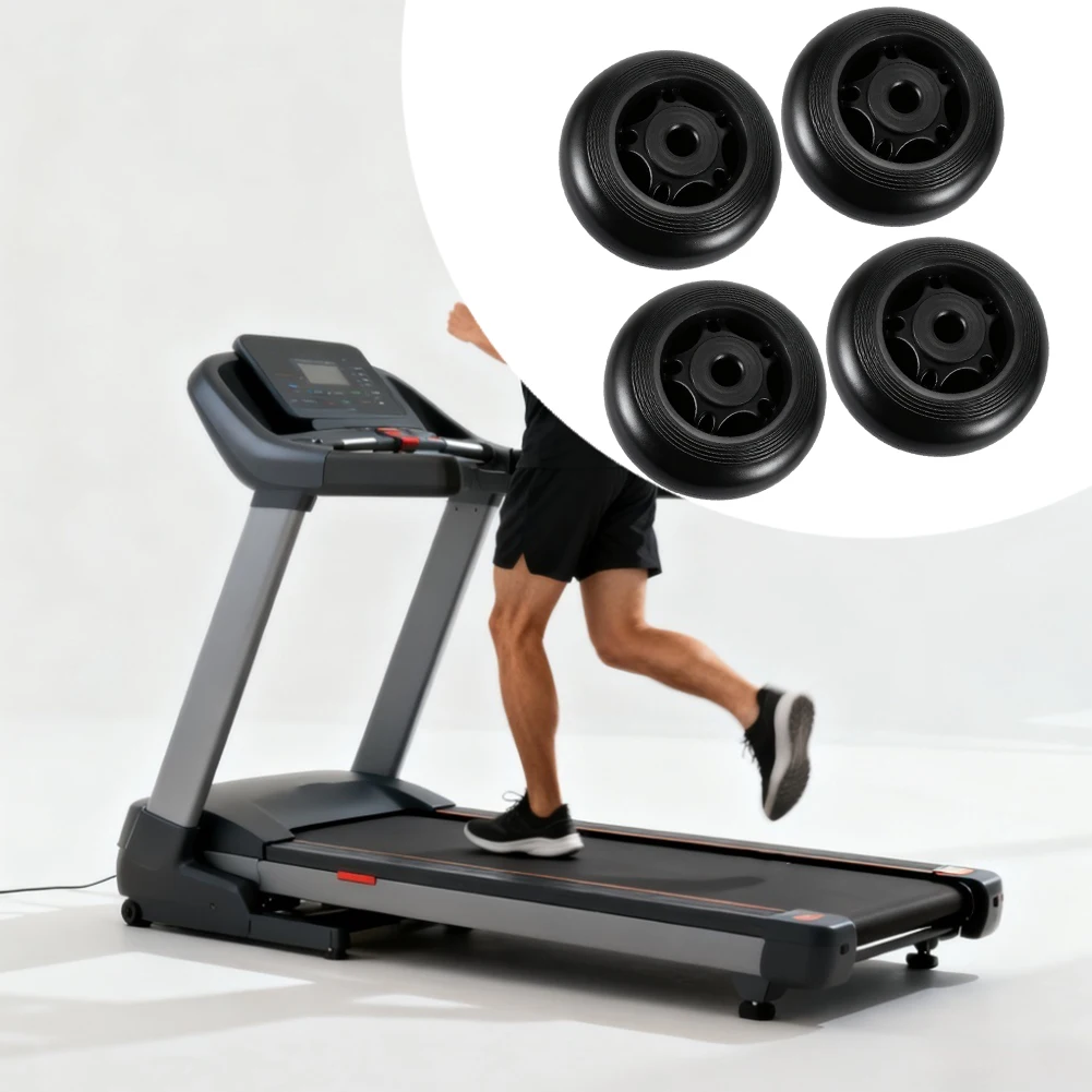 

Easy Install Fitness Equipment Wheels 25mm Thickness Exercise Bike Replacement Compatible With 8mm Axles Fit For Home Use