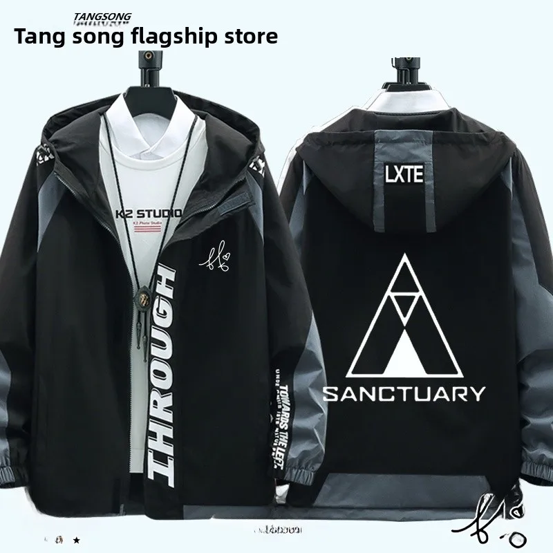 

Модная мужская повседневная куртка JJ Lin Jaet SMG Sanctuary Concert Clothes с флисовой подкладкой, свободного кроя, из полиэфирного волокна