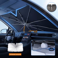 Car Windshield Sunshade Umbrella Titanium UV Protector Front Visor Parasol For Dodge Journey Ram 1500 Charger Challenger Dart Du