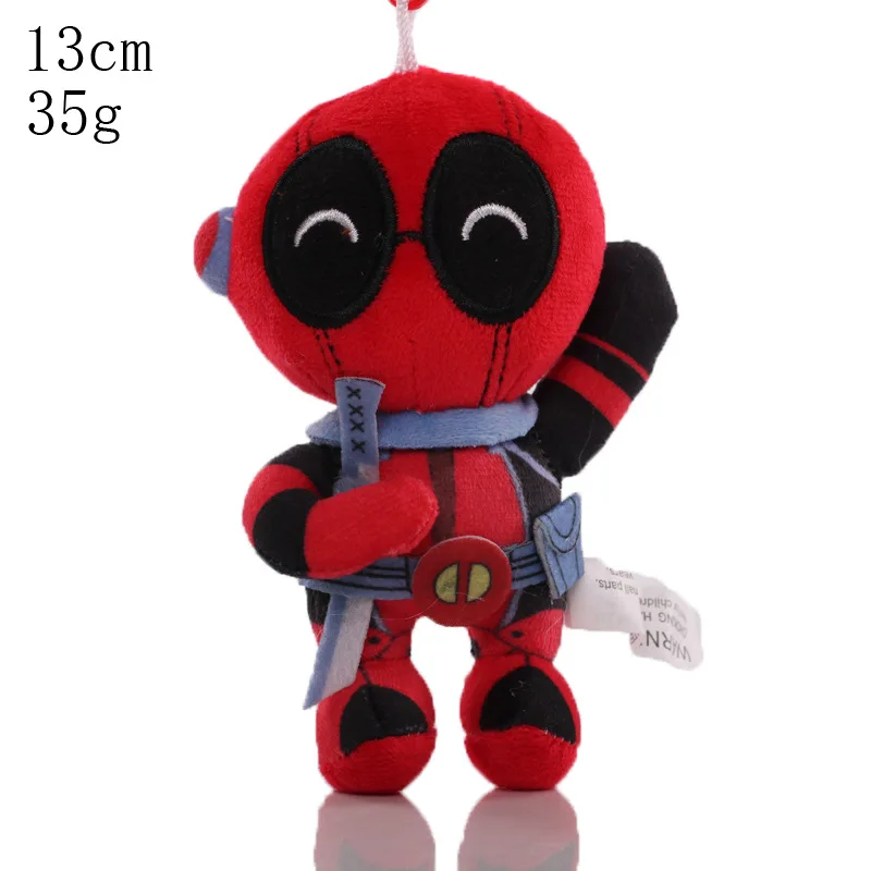 Nowy Marvel Deadpool zabawki anime Cartoon figurki ozdoba miękka poduszka lalki Kawaii Decor prezenty urodzinowe dla dzieci prezent bożonarodzeniowy