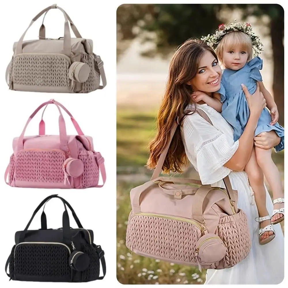 

Multifunctional Mommy Diaper Bag Large Capacity Portable Baby Stroller Organizer Pacifier Storage Wear-resistant
