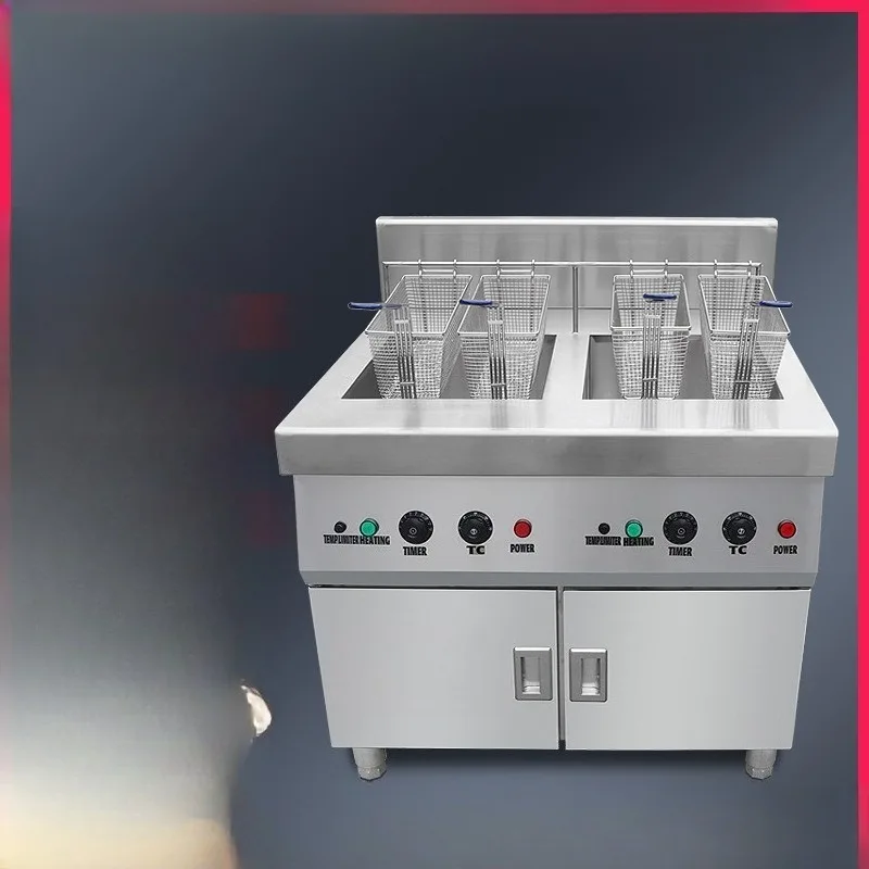 

220/380V three-phase frying food equipment catering canteen snacks constant temperature fryer
