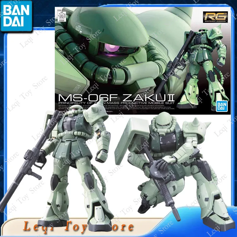 Bandai Original RG MS-06F-06S 00 QAN ZETA GOD RX-78-2 GUNDAM EPYON Action Anime Figures Toys Gift Assembly Model Ornaments view 5