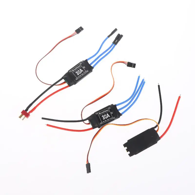 Contrôleur de vitesse électronique sans balais 30A, avec moteur sans balais 5V 3A UBEC XT60 ESC pour hélicoptère RC FPV, Mini Drone quadrirotor