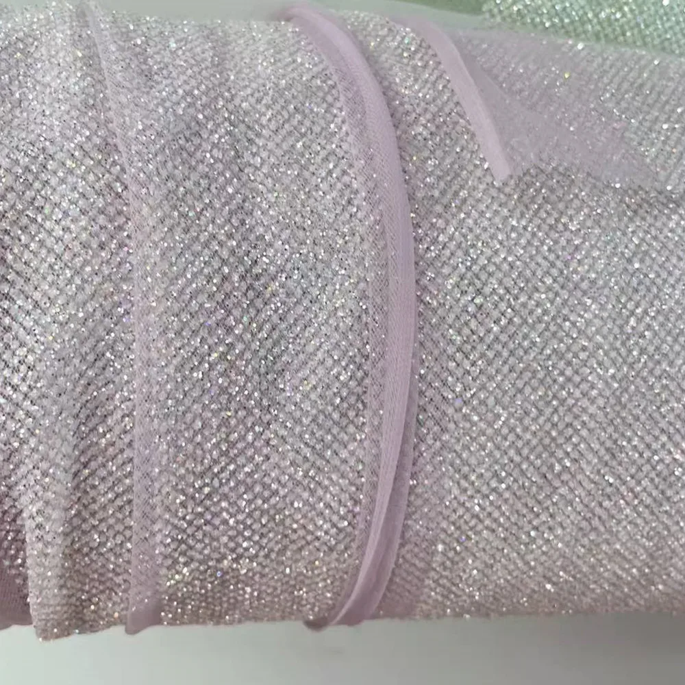 Diamant-Pailletten, Hochglanz, neuer schillernder strahlender Stoff, individuelle Brautkleider, strahlendes Partykleid, hohe Qualität, RS24467 – Detail 13
