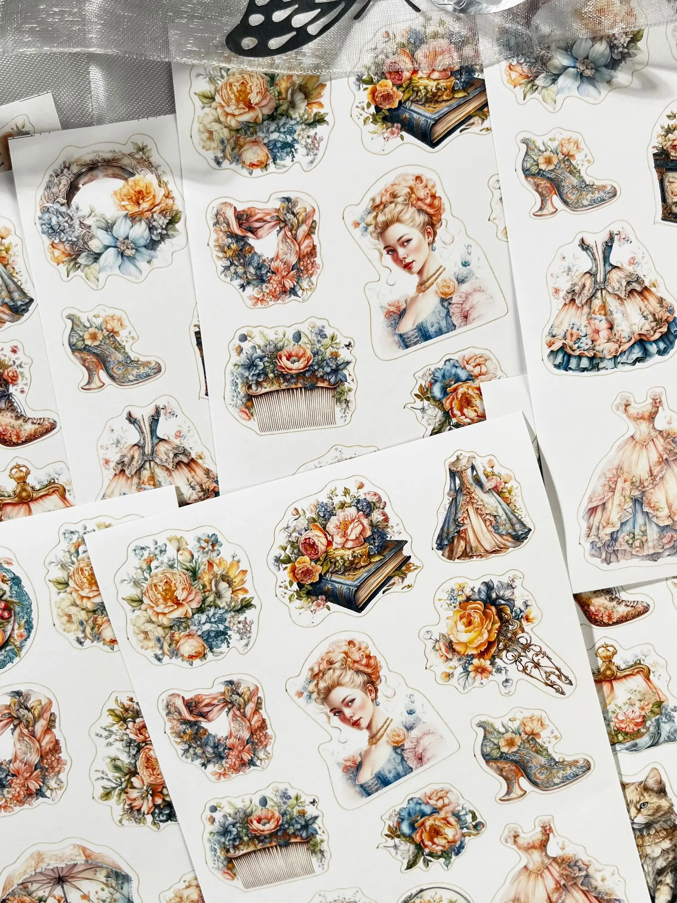 JAIIMAN 99 Stück selbstklebende Prinzessinnen-Aufkleber, perfekt für Heimwerkerarbeiten, Scrapbooking-Zubehör, Tagebuch-Zubehör, Wasserflasche – Detail 7