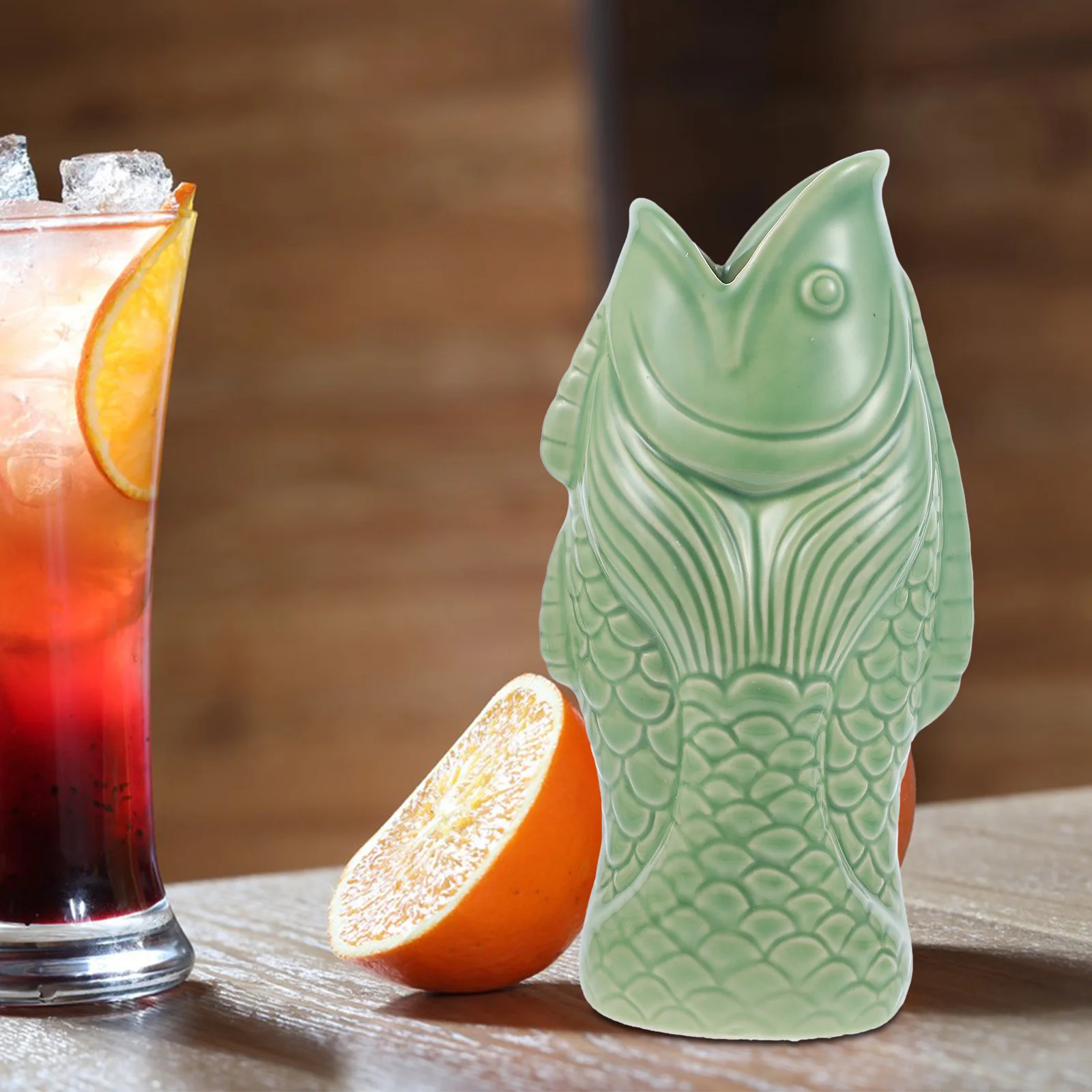 

Керамическая кружка Тики, креативная чашка для вина, гладкий нежный дизайн, коктейльная чашка, вечерние, банкетные, гавайские, посуда для бара, стаканы Тики