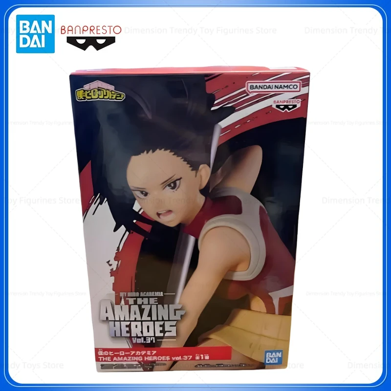 Bandai en stock Banpresto Original el increíble vol.37 Anime My Hero Academia Yaoyorozu Momo figura de acción modelo juguete para regalo DT