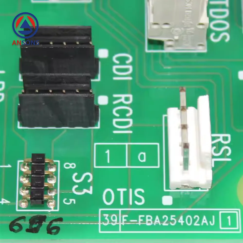 F-FBA25402AJ1 2000 OTIS مصعد سقف السيارة واجهة لوحة دارات مطبوعة Ansons قطع غيار المصاعد