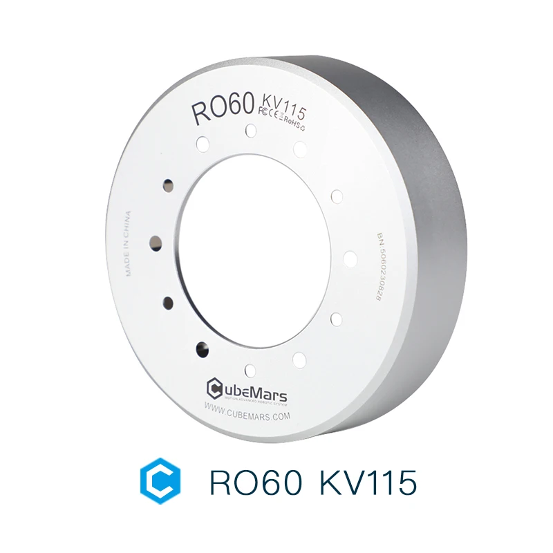 RO60 KV115 Frameless Outrunner Torque Motor is applied to exoskeleton, collaborative robotic arm with structural designs