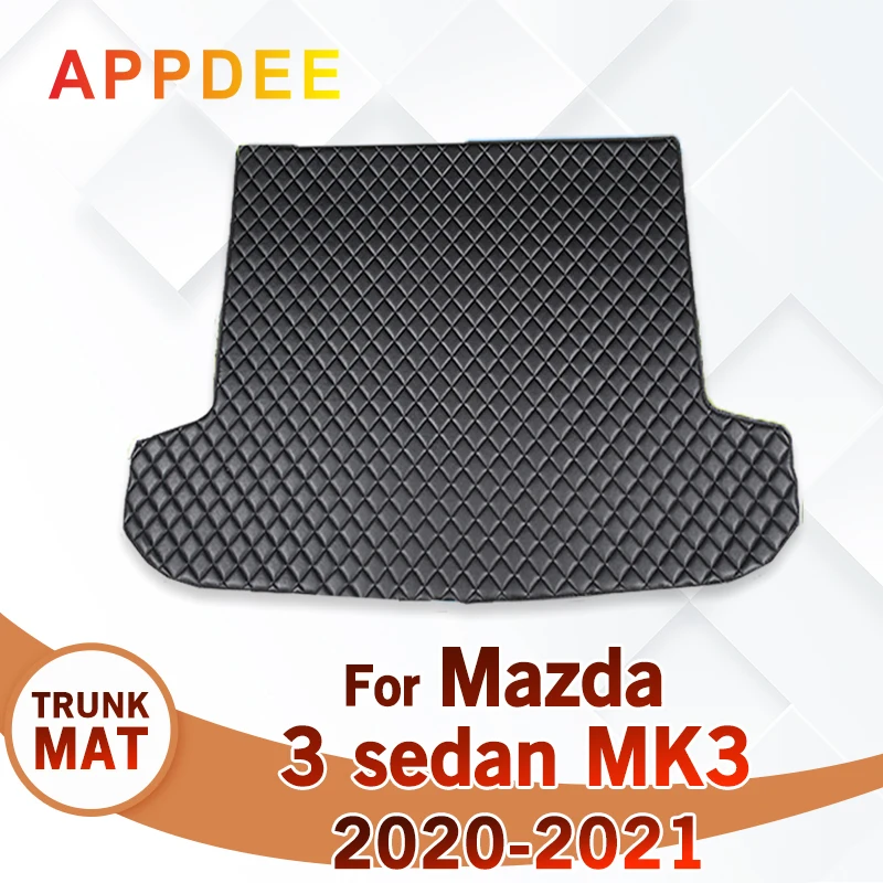 

Коврик в багажник автомобиля для Mazda 3 Axela MK3 седан 2020 2021, автомобильные аксессуары на заказ, украшение интерьера автомобиля