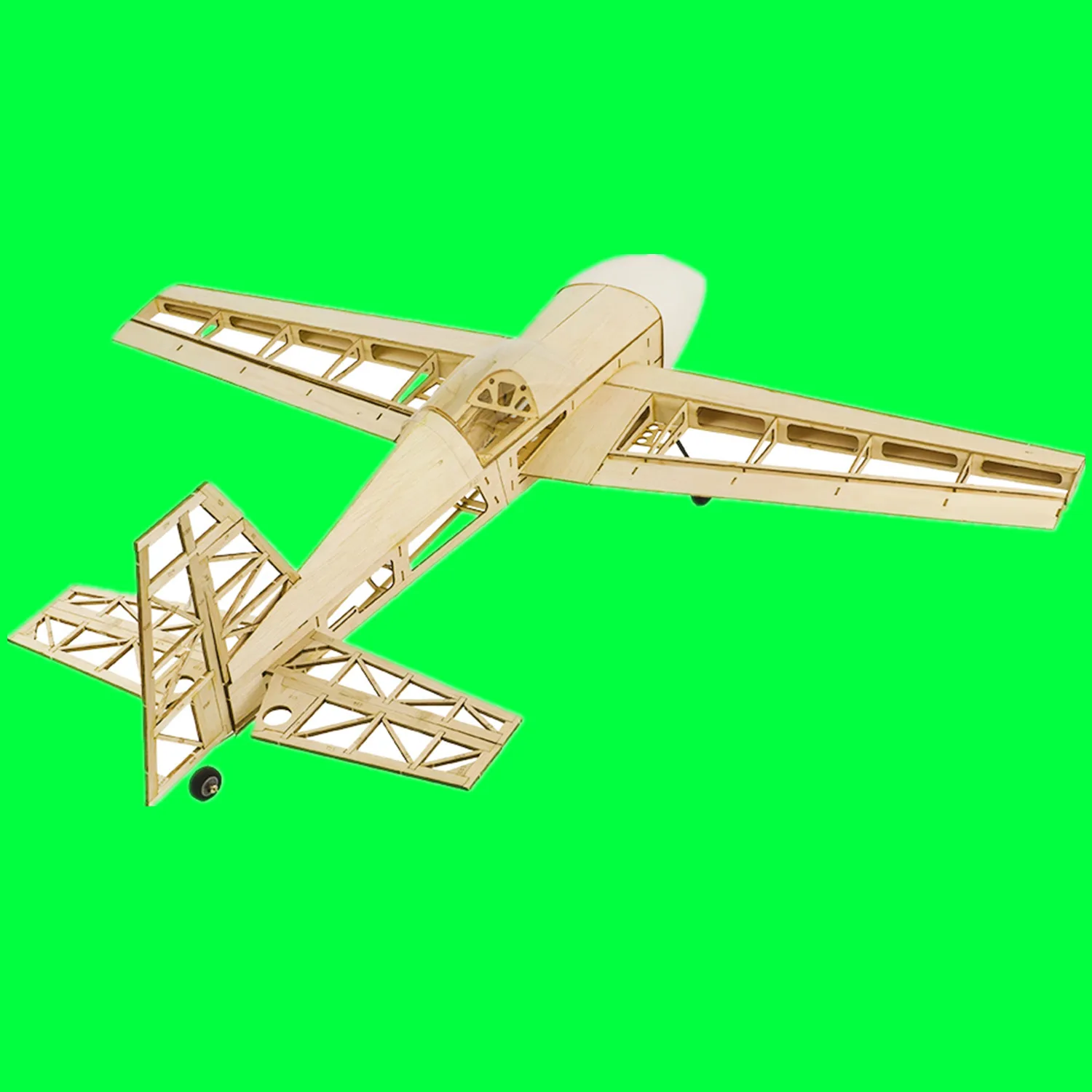 Extra330 1000mm Balsa RC Plane Kit Laser-Cut, Aerobatic Frame for DIY Builders - Uncovered Model for Intermediate Hobbyists - view 3