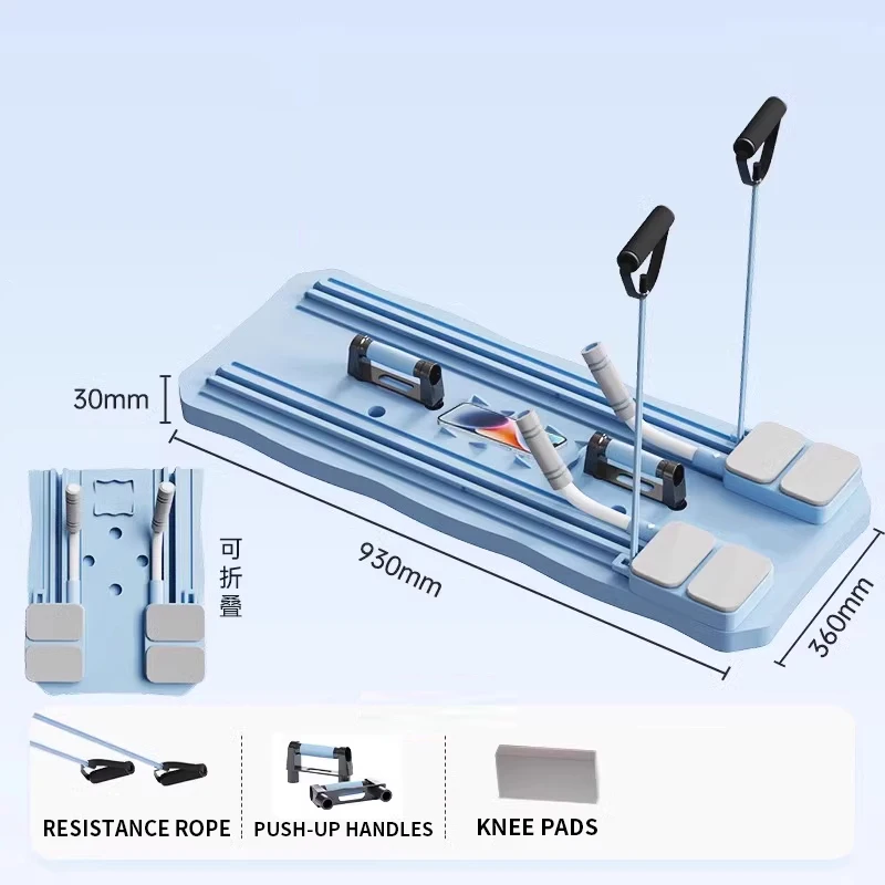 Multi Functional Belly Plate Home Automatic Rebound Bending Belly Wheel Fitness Board Support