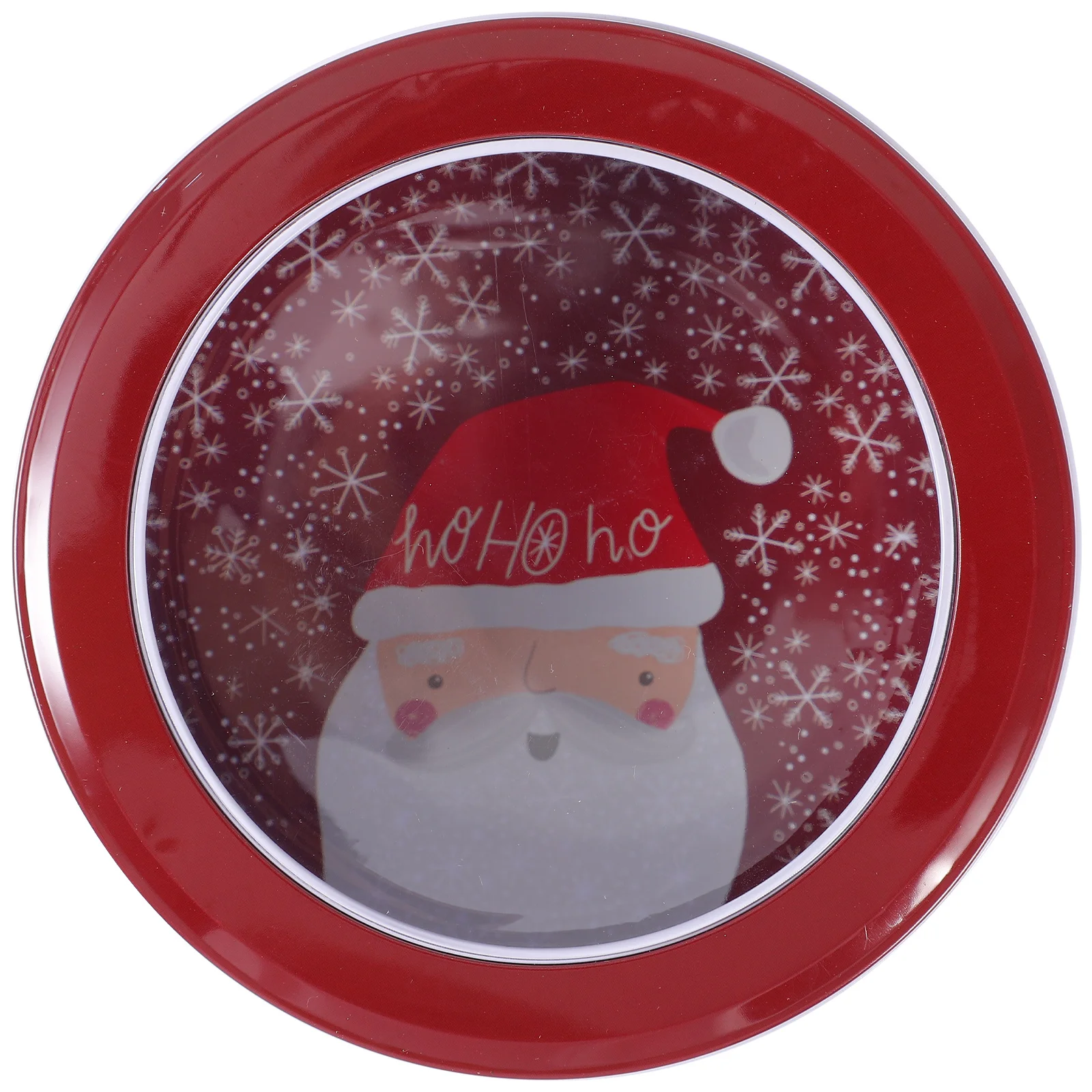 

Christmas Candy Box Vintage Tinplate Cookie Container Xmas Biscuit Tin Festive Treat Holder Holiday Party Favor Case