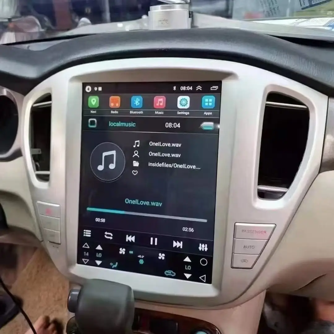 

Для Toyota Highlander 2001-2007 12,1-дюймовый автомобильный DVD-плеер Android-радио сенсорный экран глобальная система позиционирования навигация Carplay