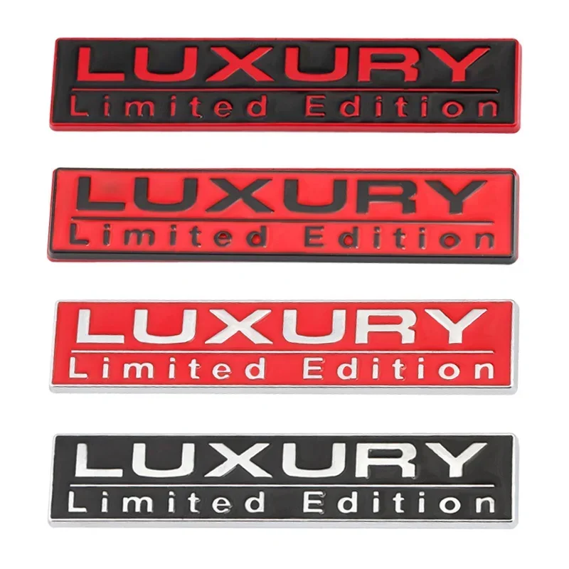 LUXURY Limited Edition Car Rear Trunk Emblem Sticker for Honda Civic City VW Passat POLO Suzuki Swift Toyota Body Badge Decal