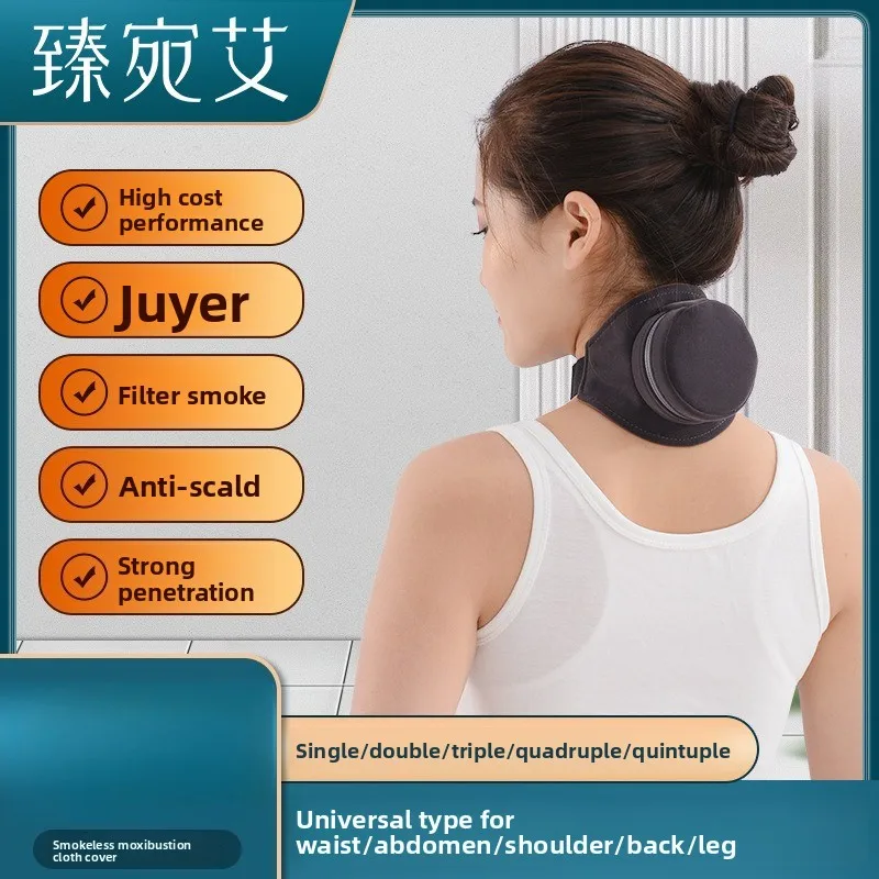 

Набор бездымных мокса из чистой меди — многоточечная подвесная терапия с тканевым держателем, портативное использование