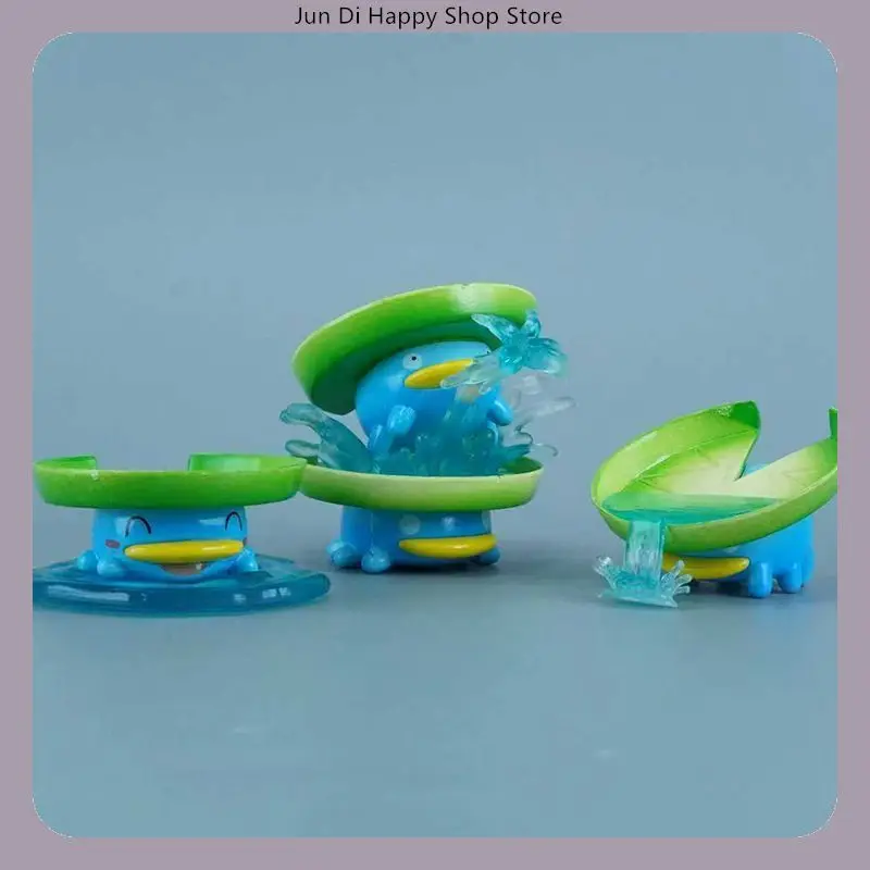 Lotad 3 أنماط أنيمي نموذج لجسم تمثال جمع سطح المكتب زينة زخرفية اللعب هدايا لمحبي #1