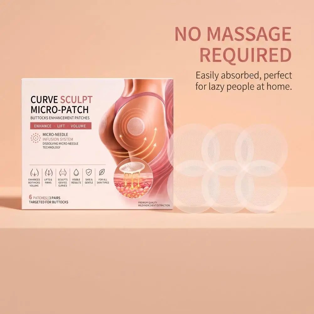 Moisturizing Buttock Care Patch for Women Gentle Body Skin Sticker for Dry Rough Dull Appearance Soft Smooth Daily Body Care Use