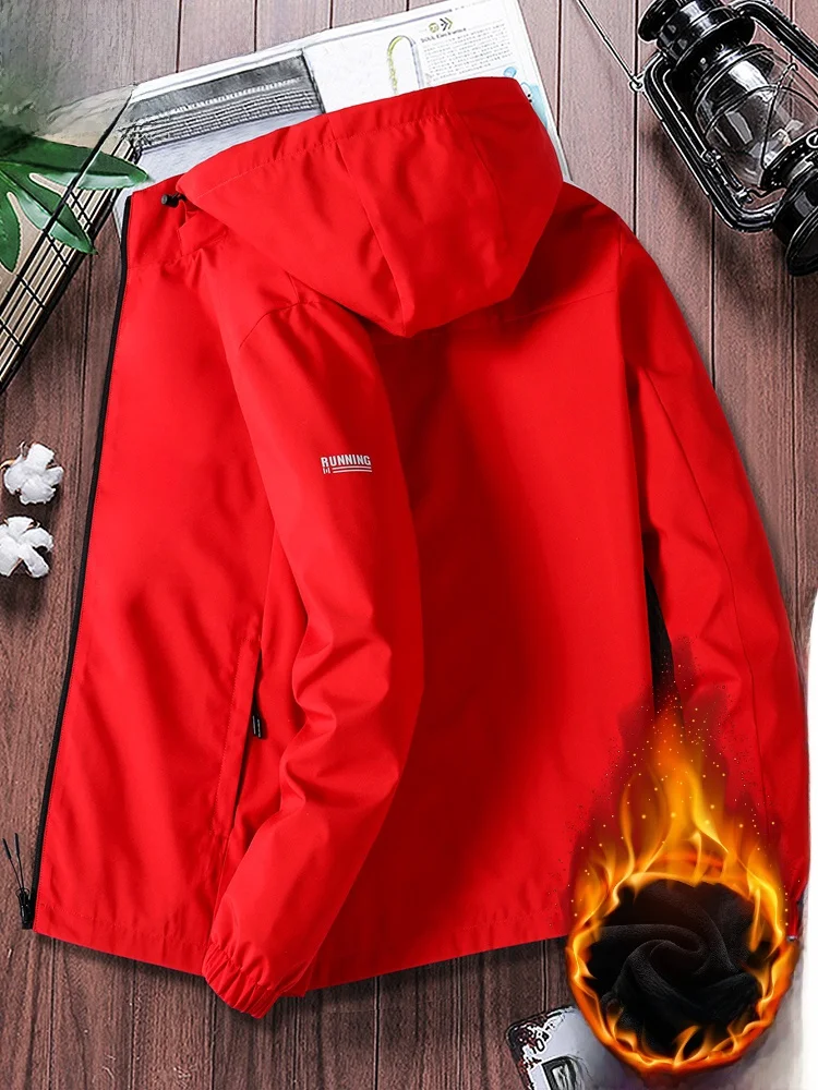 

Paul Men's down Jaet Removable Cap Sportswear Cotton Coat Red Zodiac Year Soft ell Windbreaker Stand Fit Faion Urban