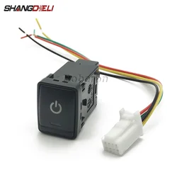 Auto LED DRL Fog Light Power On Off Rearview Mirror Heating Control Switch Button for Nissan X-Trail T32 2014 Qashqai J11 2015