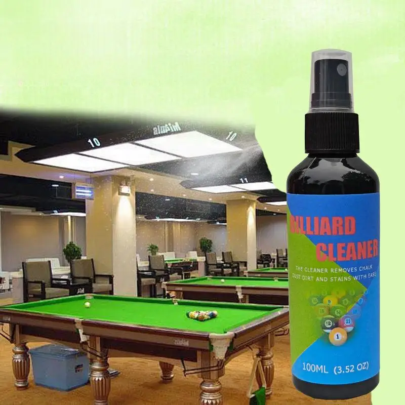 Restorer Polish for Pool Balls Ball Polishing Solution Billiard Ball Cleaner Removes Chalk Residue Dust Dirt and Grime