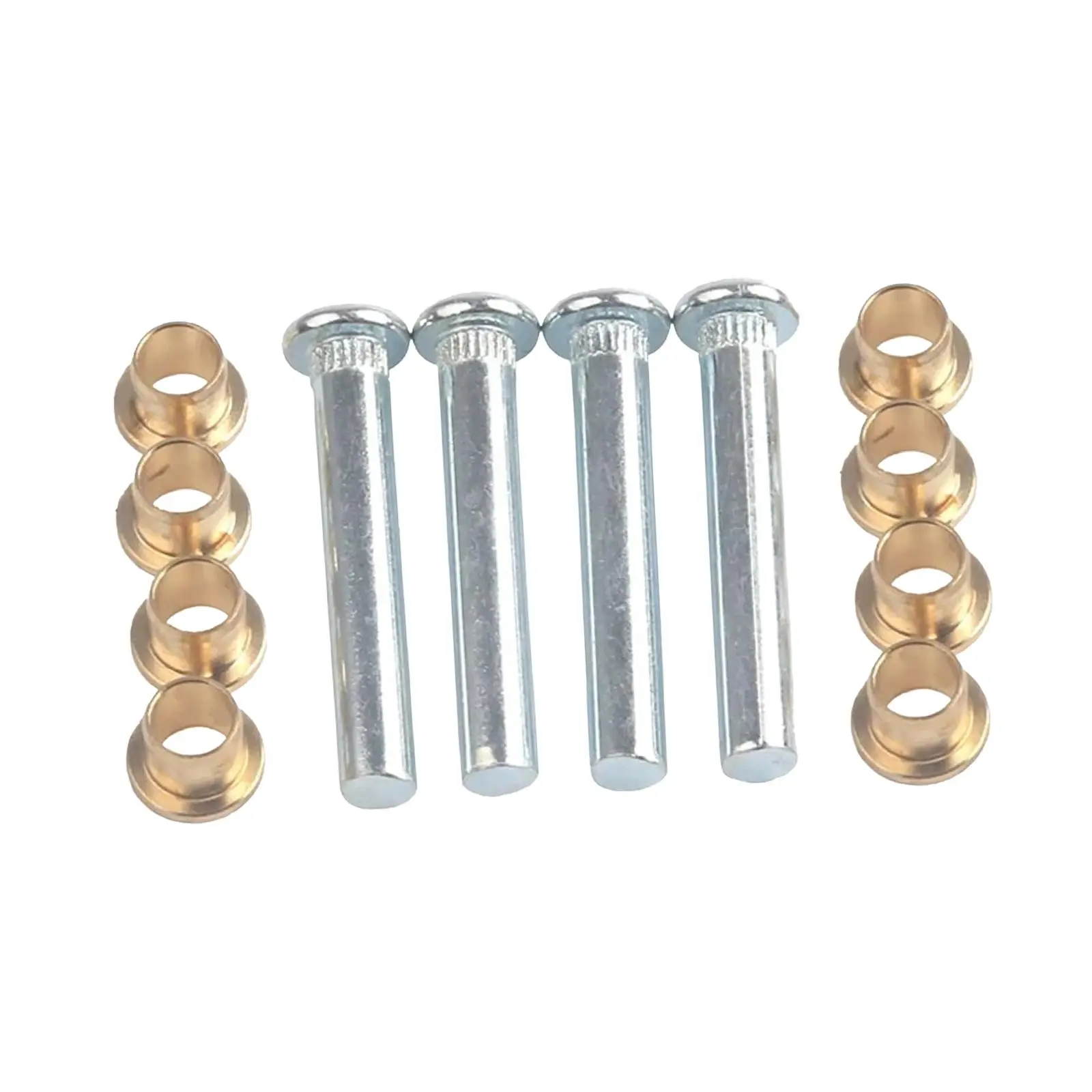 Door Hinge Pins Bushing Kit 4Pin High Strength Metal Car D22 Easy to Install Assembly Bushing Repair Installation Replacement