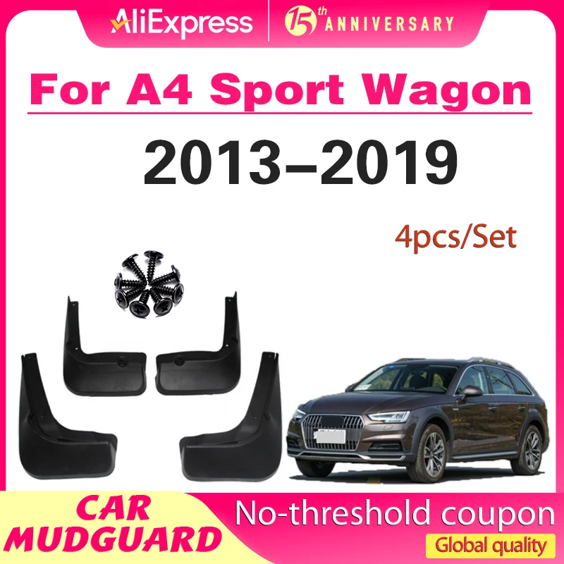 

4Pcs/Set Mud Flaps Guards For Audi A4 Sport Wagon Allroad 2013-2019 Mudguards Splash Guards Fender Mudflaps 2017 2018 2015 2016
