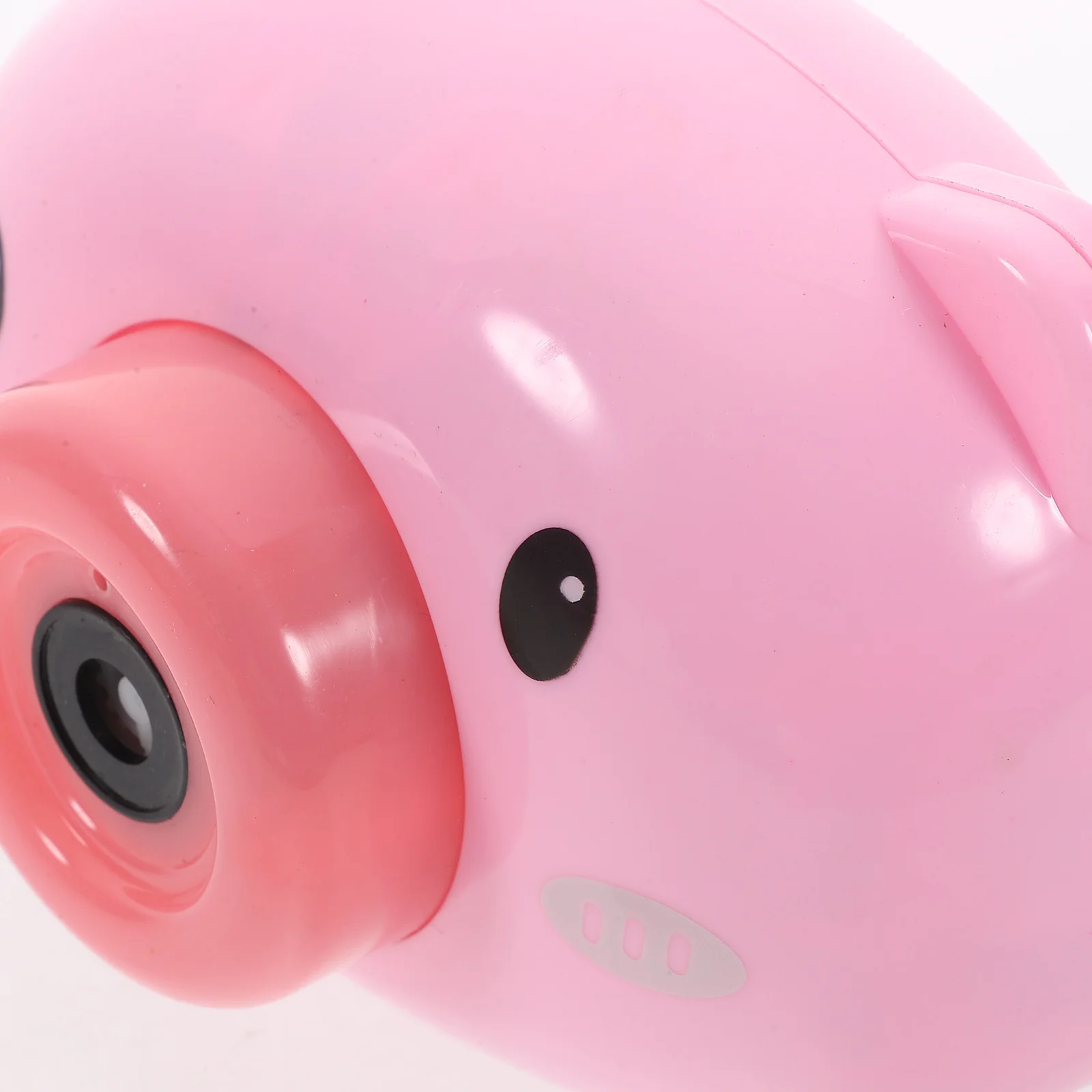 1 Set elektrische Seifenblasenmaschine Kit Cartoon Schwein geformt Abs Material rosa für Kinder Mädchen Freunde Familie im Freien