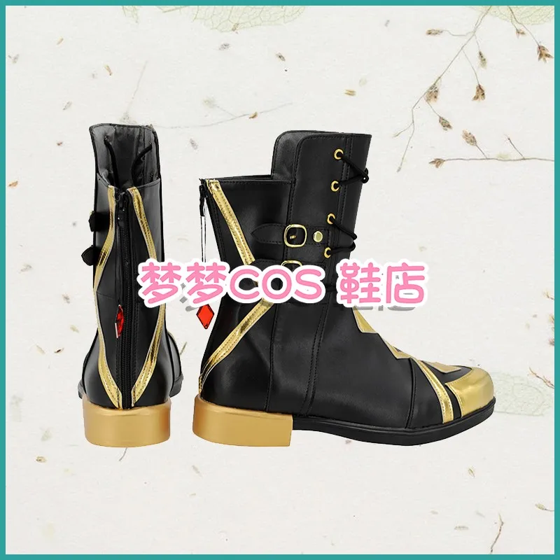 Genshin Impact Arlecchino Cosplay Shoes Costume Prop Anime Game Fatui Cosplay Clothing Halloween Party