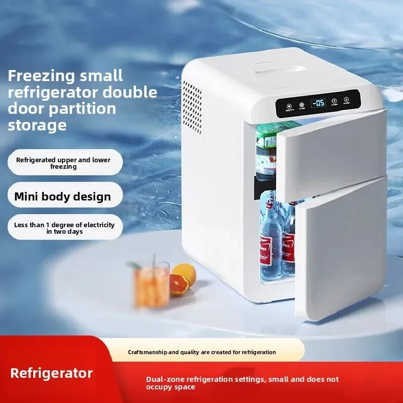 Compact Dual Cooling Fridge 2026 New Separate Controls for Freezer & Fridge Low Noise Dual Temperature Refrigerator for Apartmen