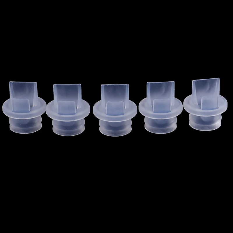 Bubee-Solid Color Backflow Proteção Bomba de Mama, Duckbill Válvula, Manual e Elétrica Breast Bombas Acessório, 5 PCs por lote