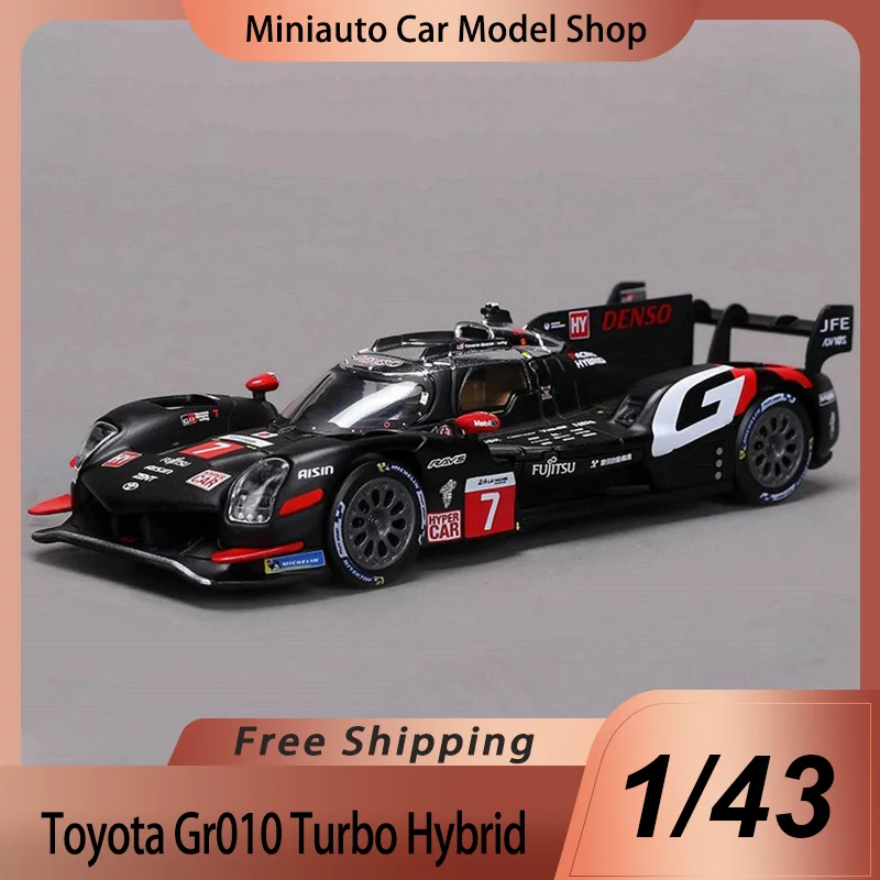Nuevo en Stock: Burago 1:43 Toyota GR010 Turbo Hybrid Team Gazoo Racing # 7 Modelos de Coches de Aleación Kamui Kobayashi del Le Mans 2024, 24 Horas