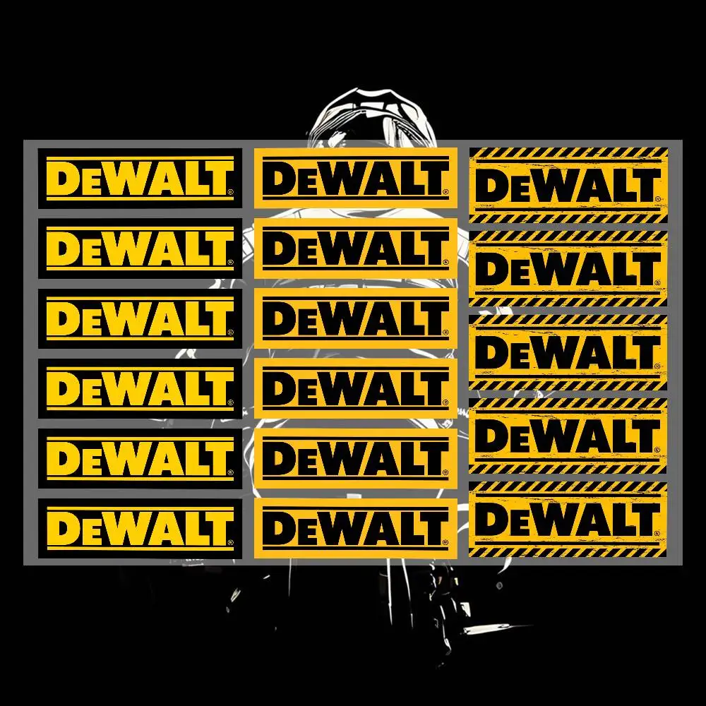 DEWALT Stickers Moto Sticker Auto Body Bumper Windows Motorcycle Laptop Walls Vinyl Decal Car Tuning Accessories