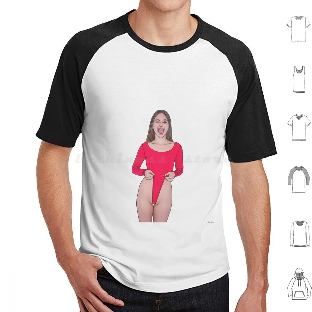 Riley Reid Red Leotard T Shirt Men Women Kids 6xl Riley Reid Riley Reid Red Leotard Brunette Wig Sexy Milf Boobs Model Sex Hot