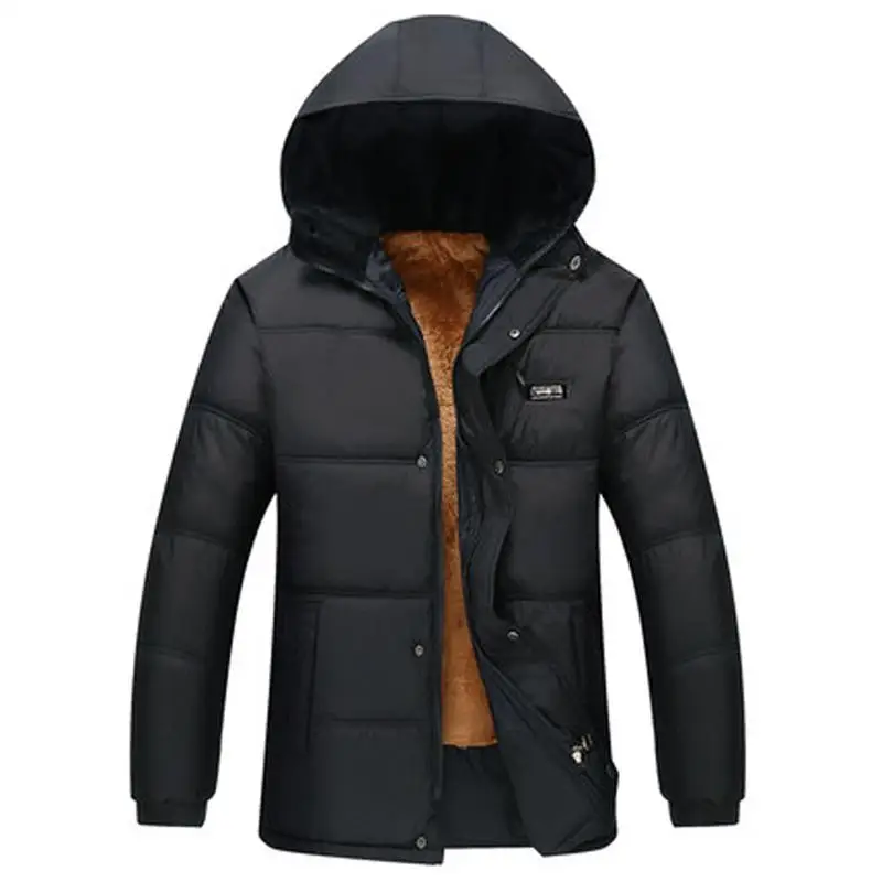 

Nice Pop Jackets Parka Men Fleece Quality Autumn Winter Warm Outwear Brand Slim Mens Coats Casual Windbreak Jackets Men Xl -3Xl