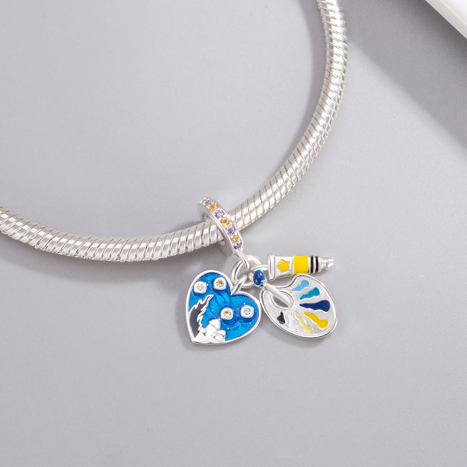 2026 Original Starting Season Hobbies Bead Pendant, Eco friendly Copper Electric Bright Silver, DIY Bracelet Jewelry Gift