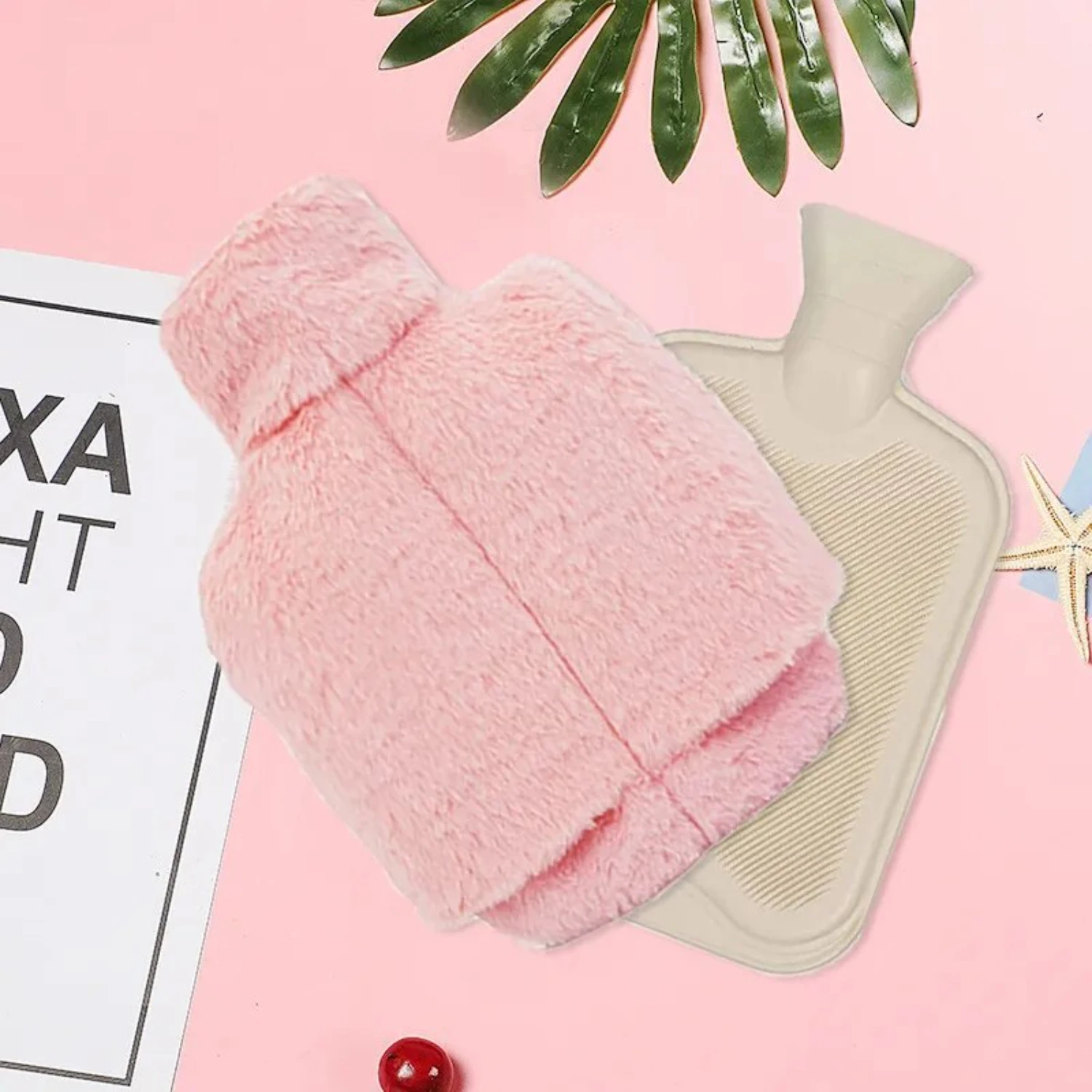 

Rubber Foot Warmer Hot Bag Filled Hand Warmer Flooding Pink Hand Warmer Plush Warmer Bag
