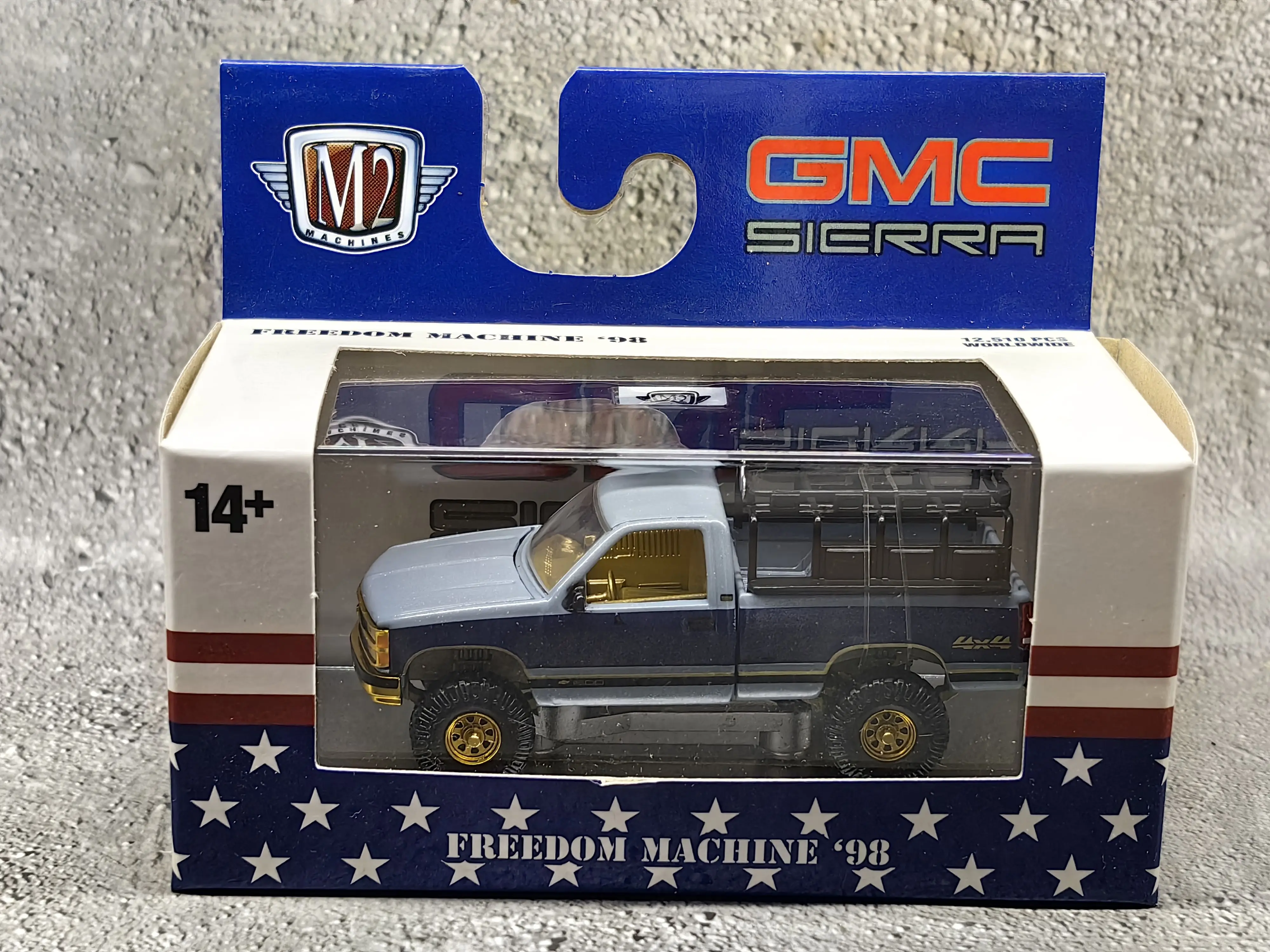 M2 Machines 1/64 1993 Silverado 1500 4X4 Die-cast Alloy Car Model Collection Gift Toy