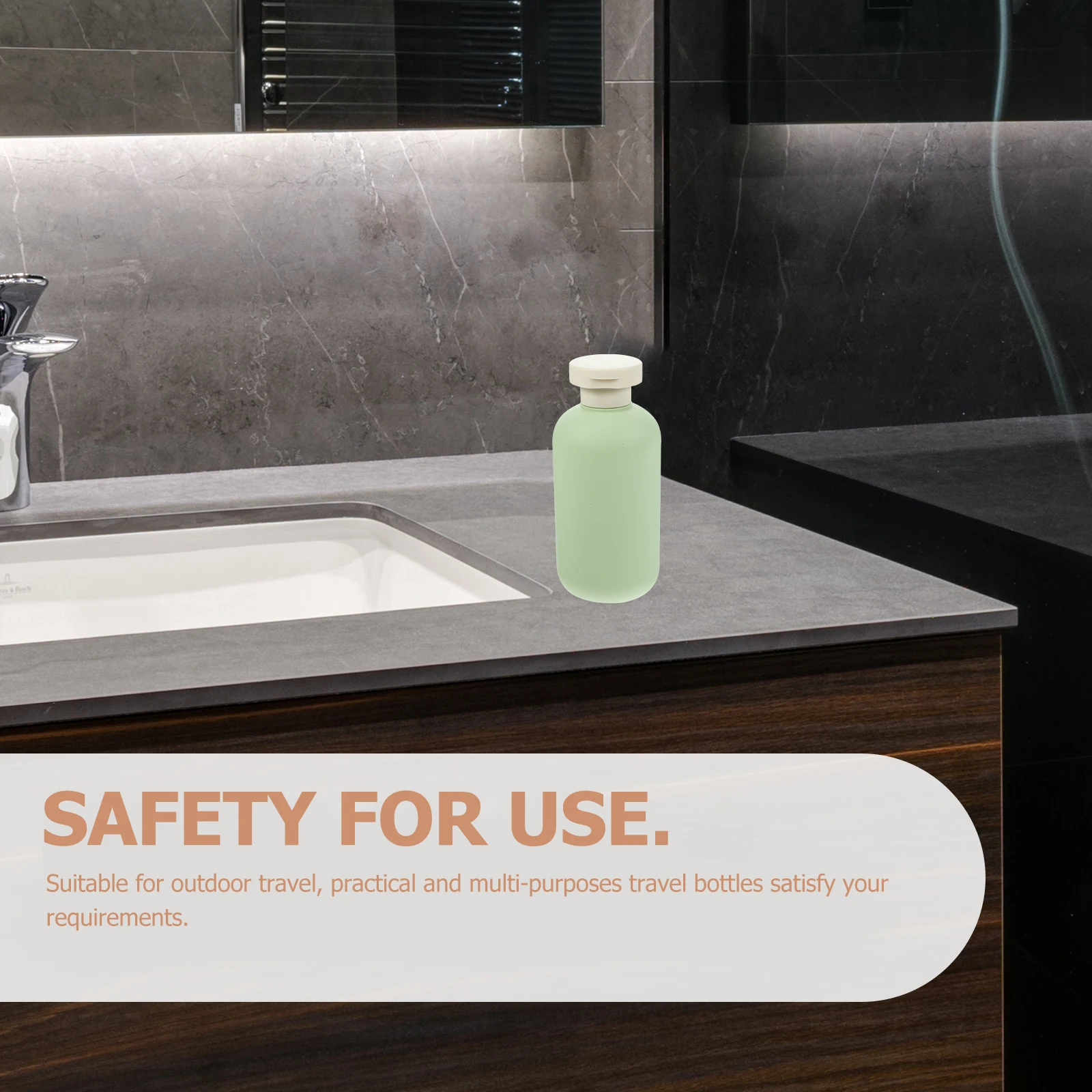 

2 Pcs Clamshell Travel Size Empty Refillable Shampoo Travel Shampoo Bottles Lotion Containers Toiletry Bottles