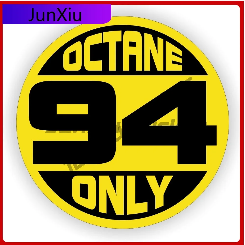 

94 Octane Only Fuel Door Vinyl Sticker Gas Pump Label Decal Occlusion Scratch Accessories Decoration Decals Auto Rv Stickers Pvc